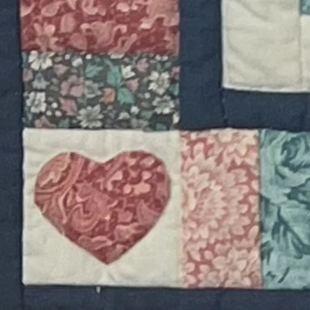 Handmade Hand-Quilted Cozy Cat Baby Quilt / Lap Blanket / Wall Hanging ~ Kittens - Picture 12 of 16